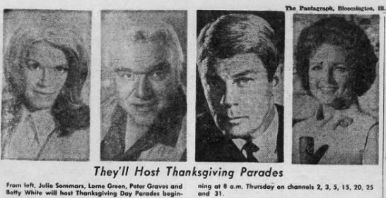 They'll Host Thanksgiving Parades